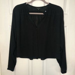 ARITZIA Babaton Long Sleeve Button Down Blouse extra small